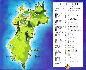 Mustique Map